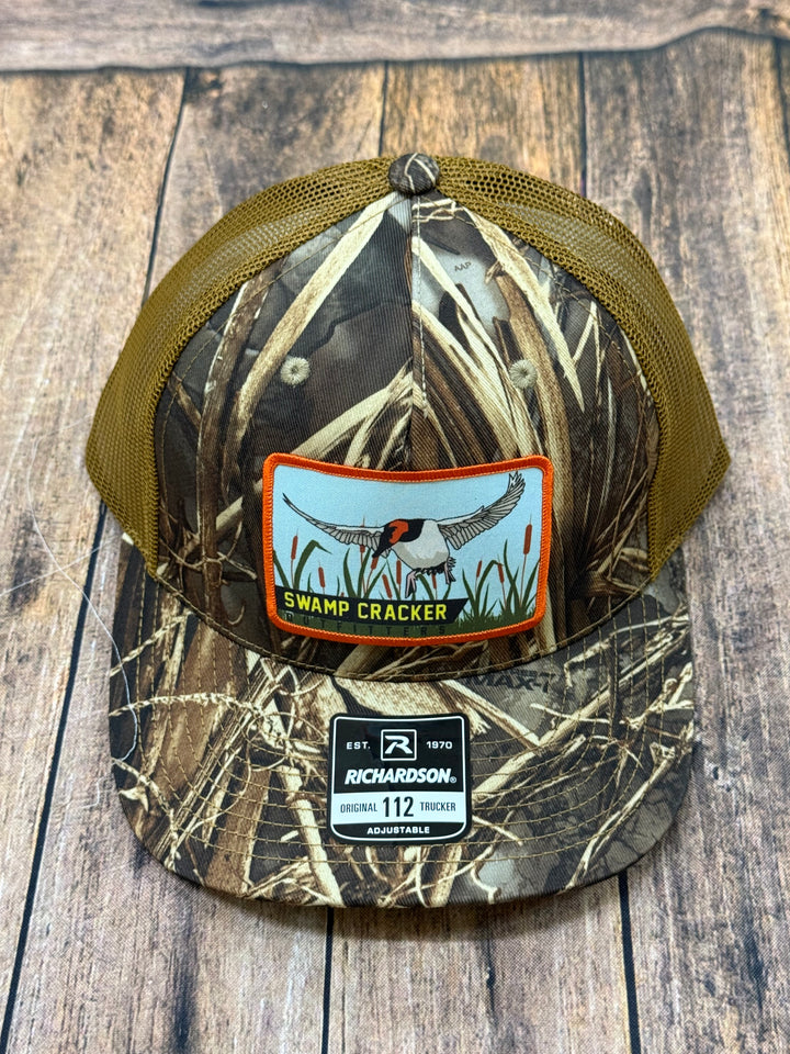 Swamp CrackerLanding Canvas back Duck Patch hat