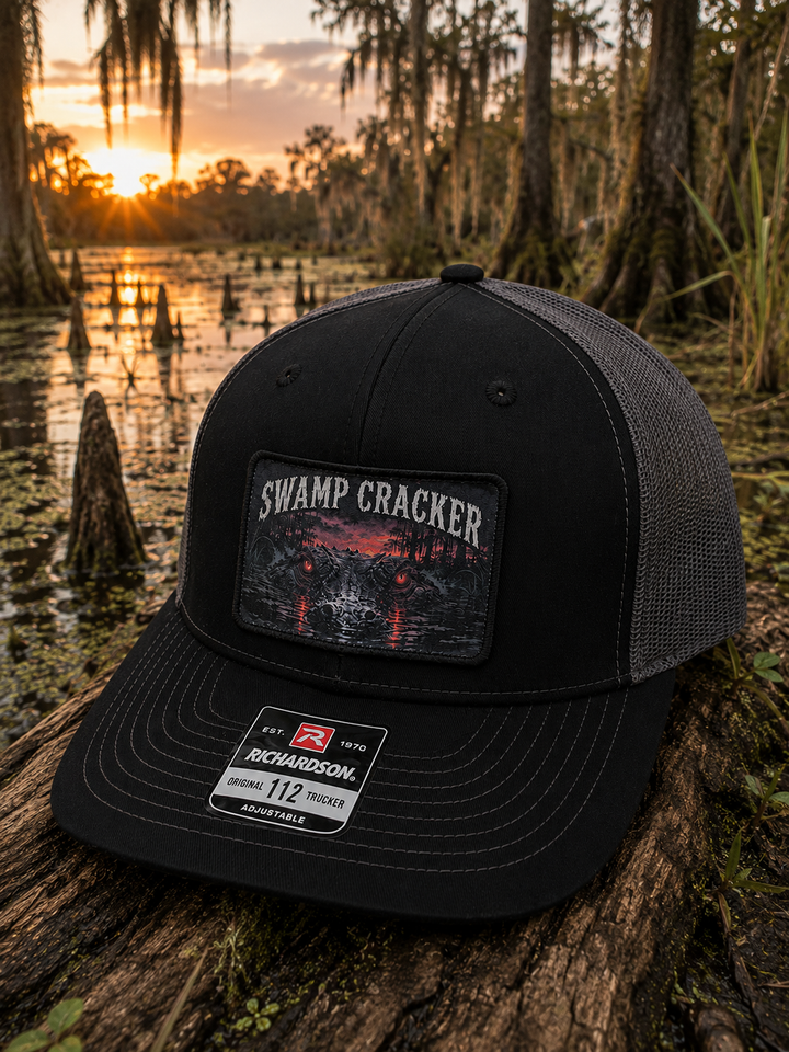 Swamp Cracker Gator Patch Hat