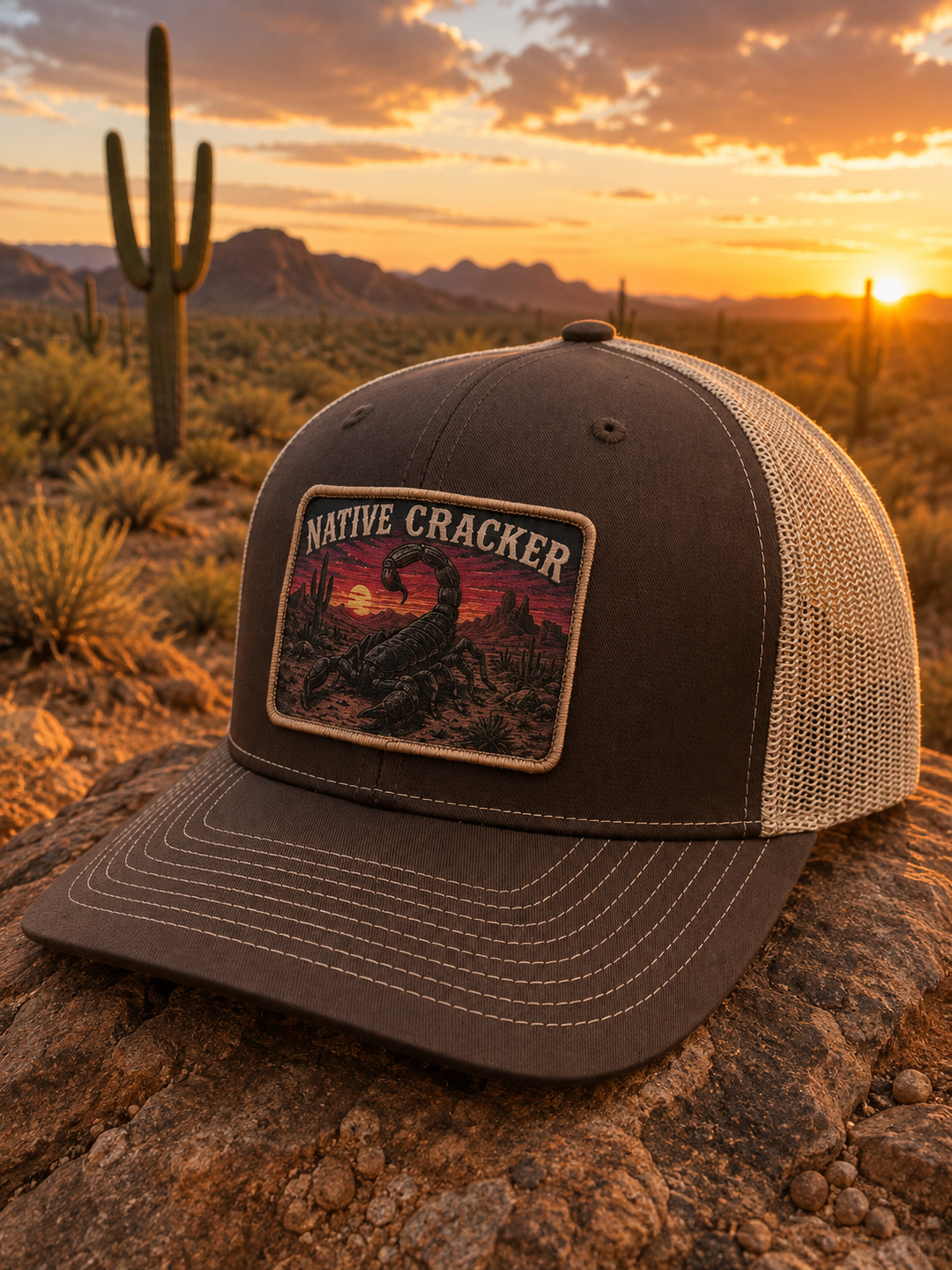 Native Cracker Desert Scorpion Hat