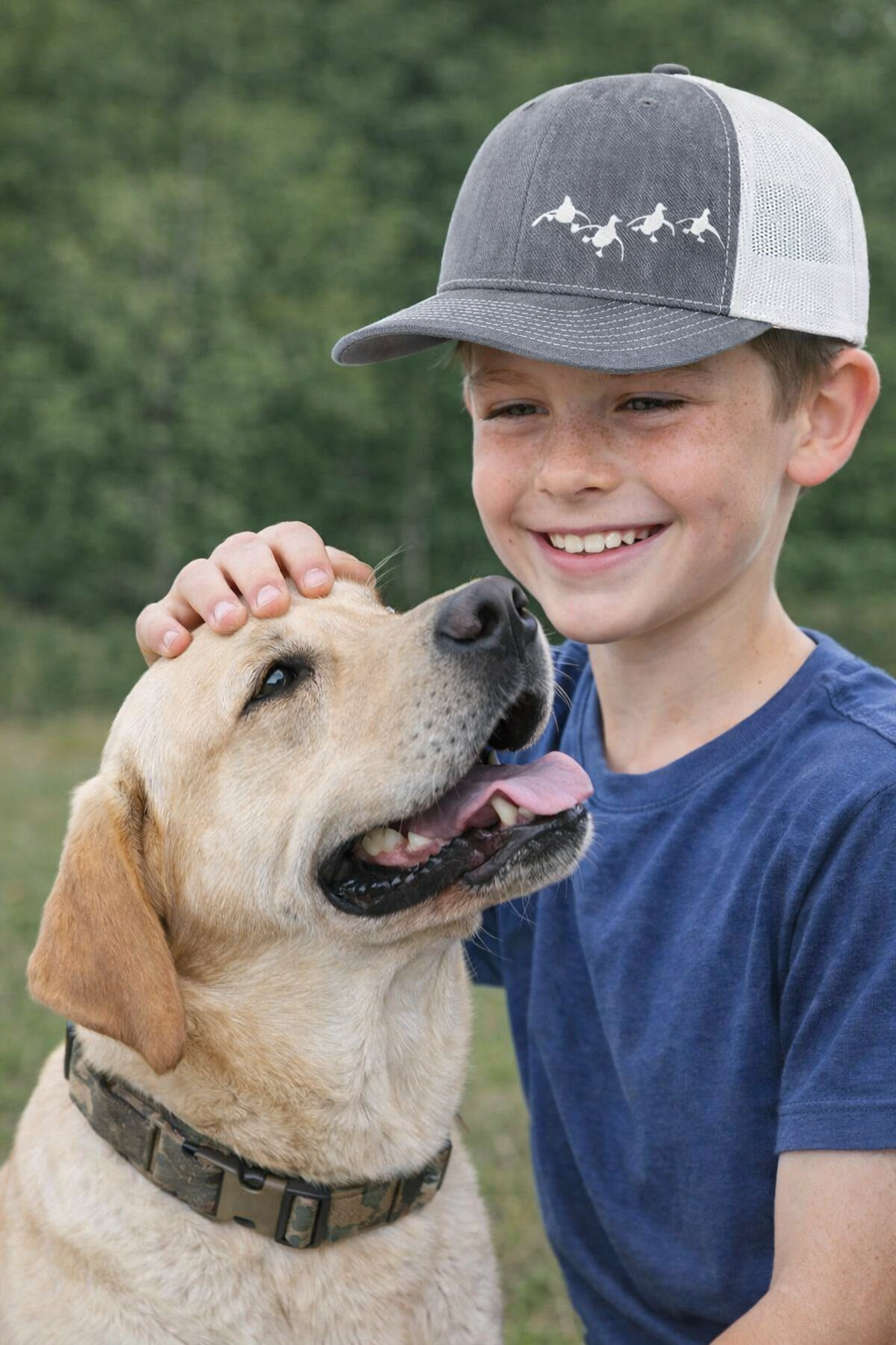Youth Landing Flock of Ducks Swamp Cracker Trucker Snapback Hat