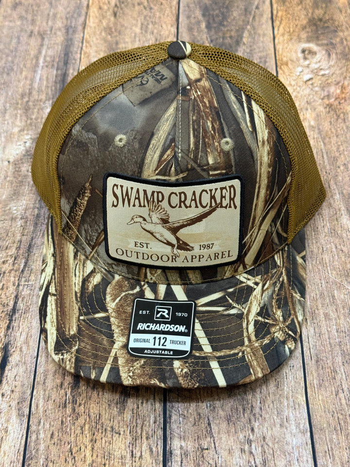 Swamp Cracker flying duck patch hat