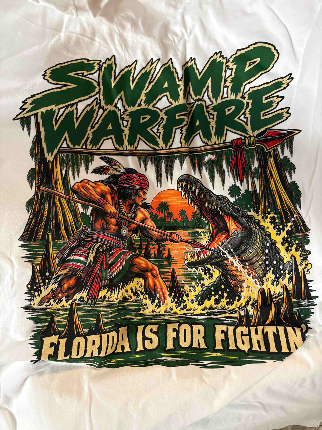 Swamp Cracker Swamp Warfare T-Shirt