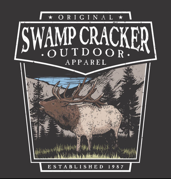 Majestic Elk Bugling Swamp Cracker Shirt