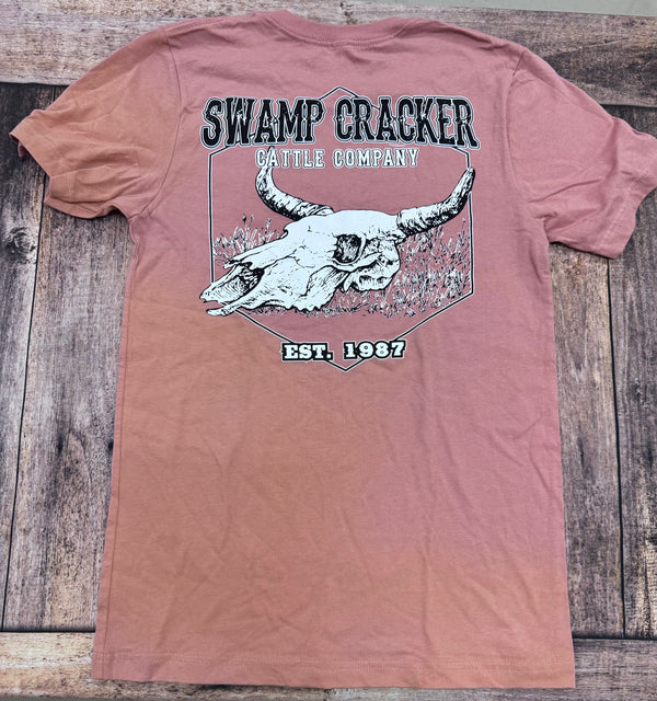 Field Skull Swamp Cracker Cattle Company Shirt