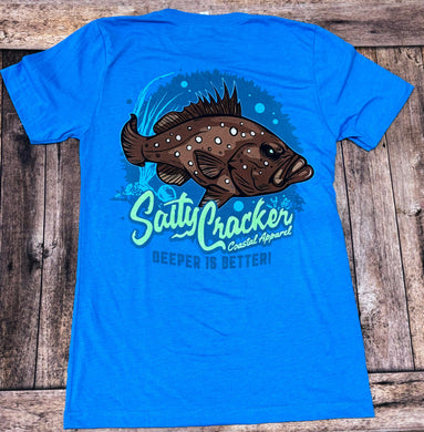 Snowy Grouper Salty Cracker Shirt