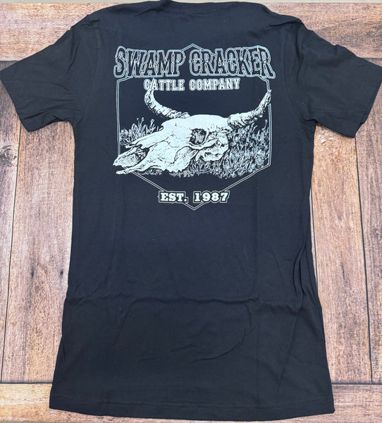 Field Skull Swamp Cracker Cattle Company Shirt