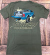 Deer on Dogbox Southern Houndsman T-Shirt