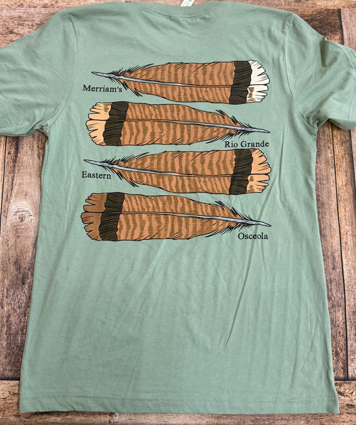 Swamp Cracker turkey slam feathers shirt