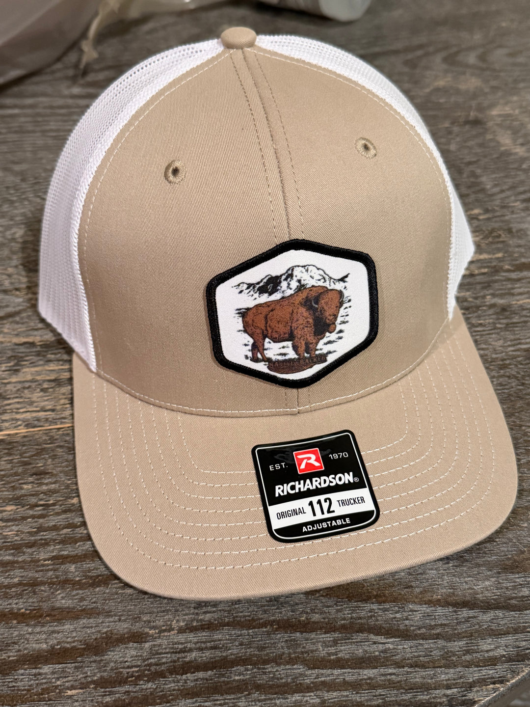 Native Cracker Mountain Buffalo Patch Hat