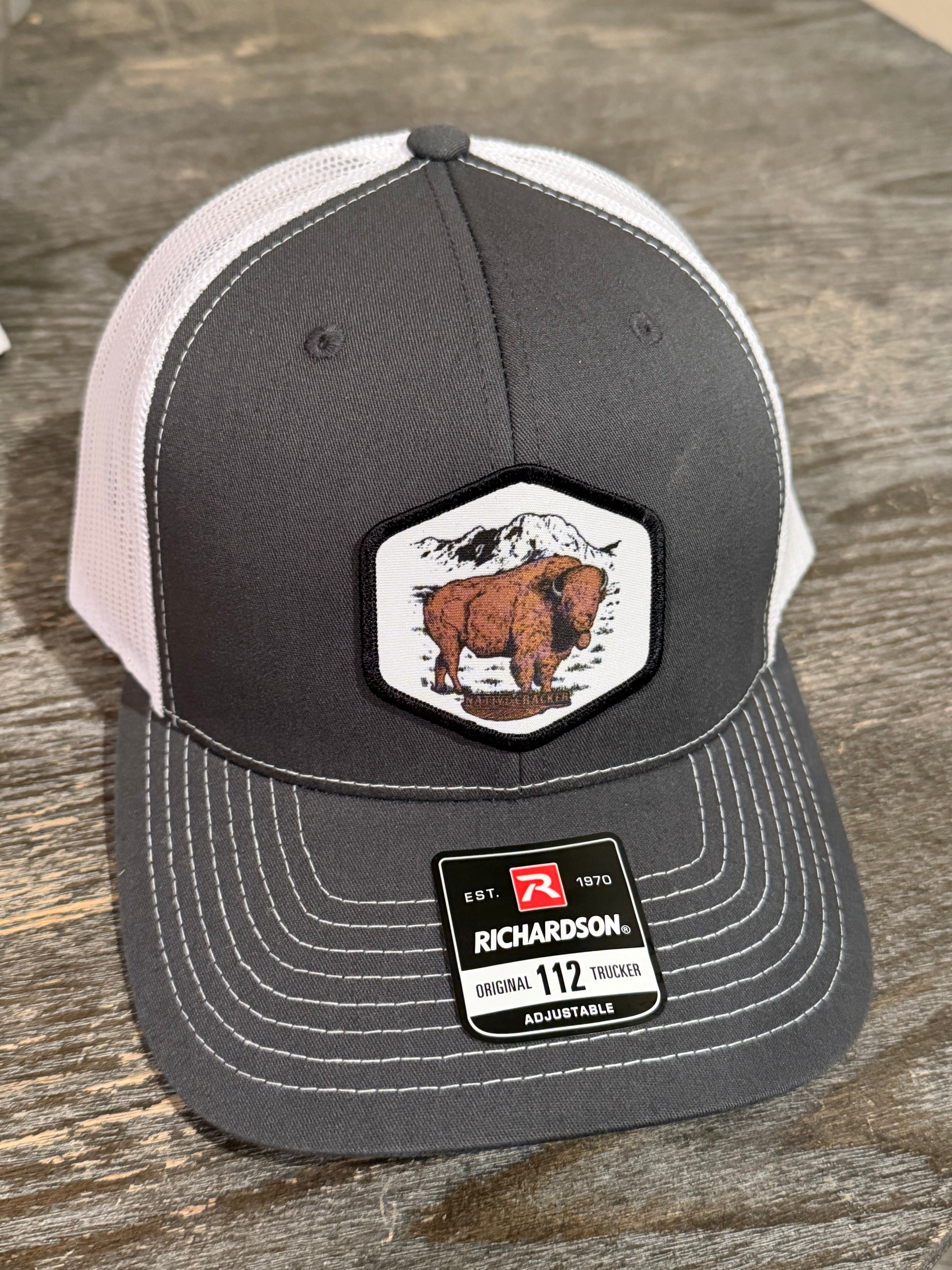 Native Cracker Mountain Buffalo Patch Hat