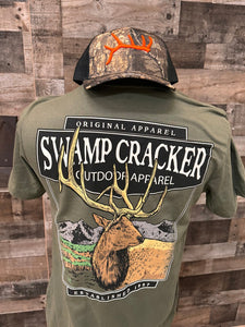 Monster Bull Elk Swamp Cracker Shirt