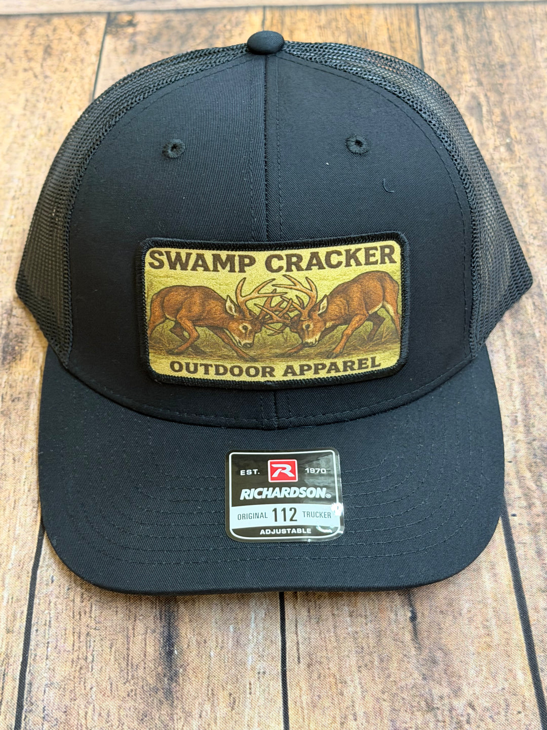 Swamp Cracker Buck Fight Patch Hat