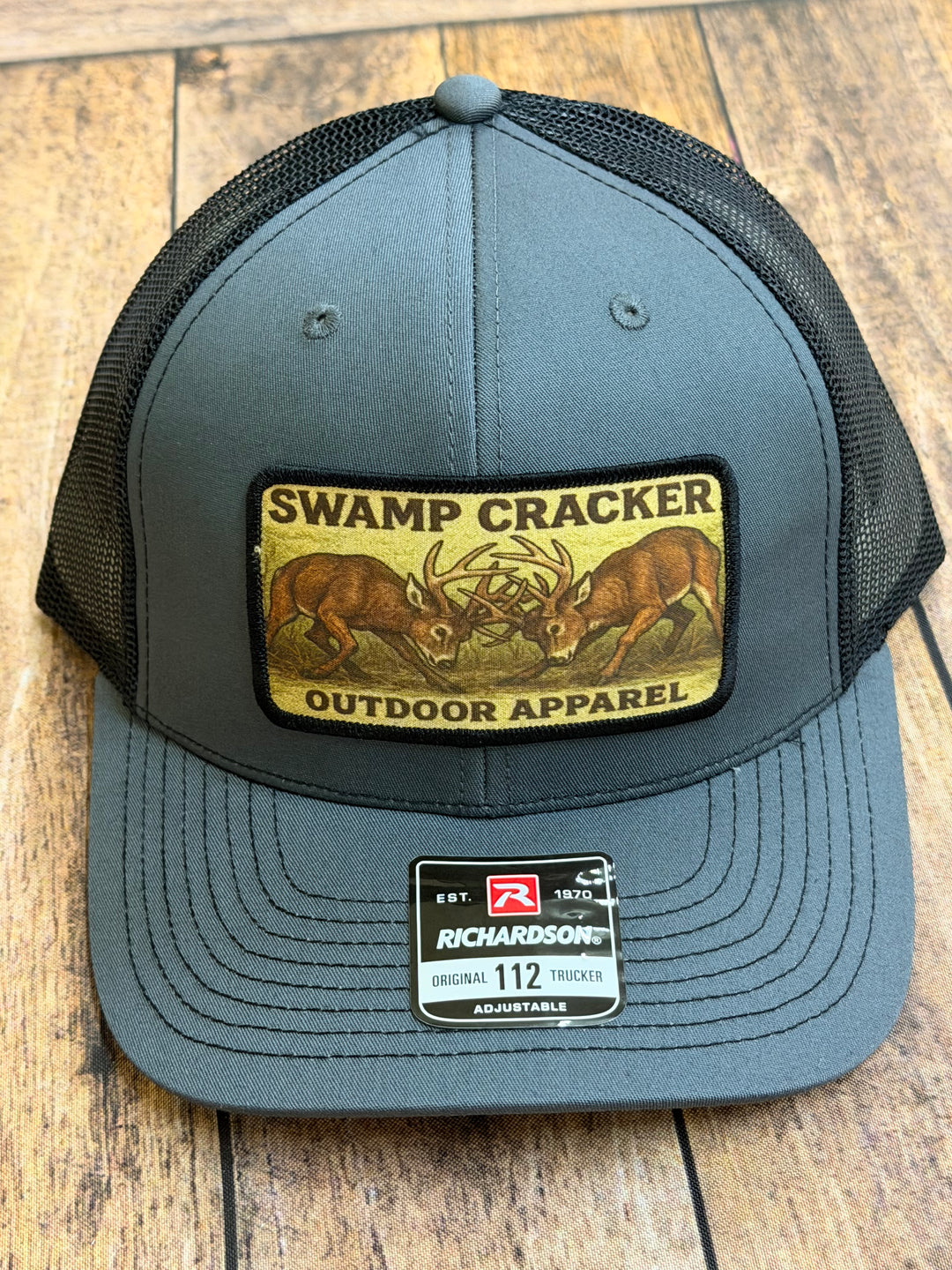 Swamp Cracker Buck Fight Patch Hat