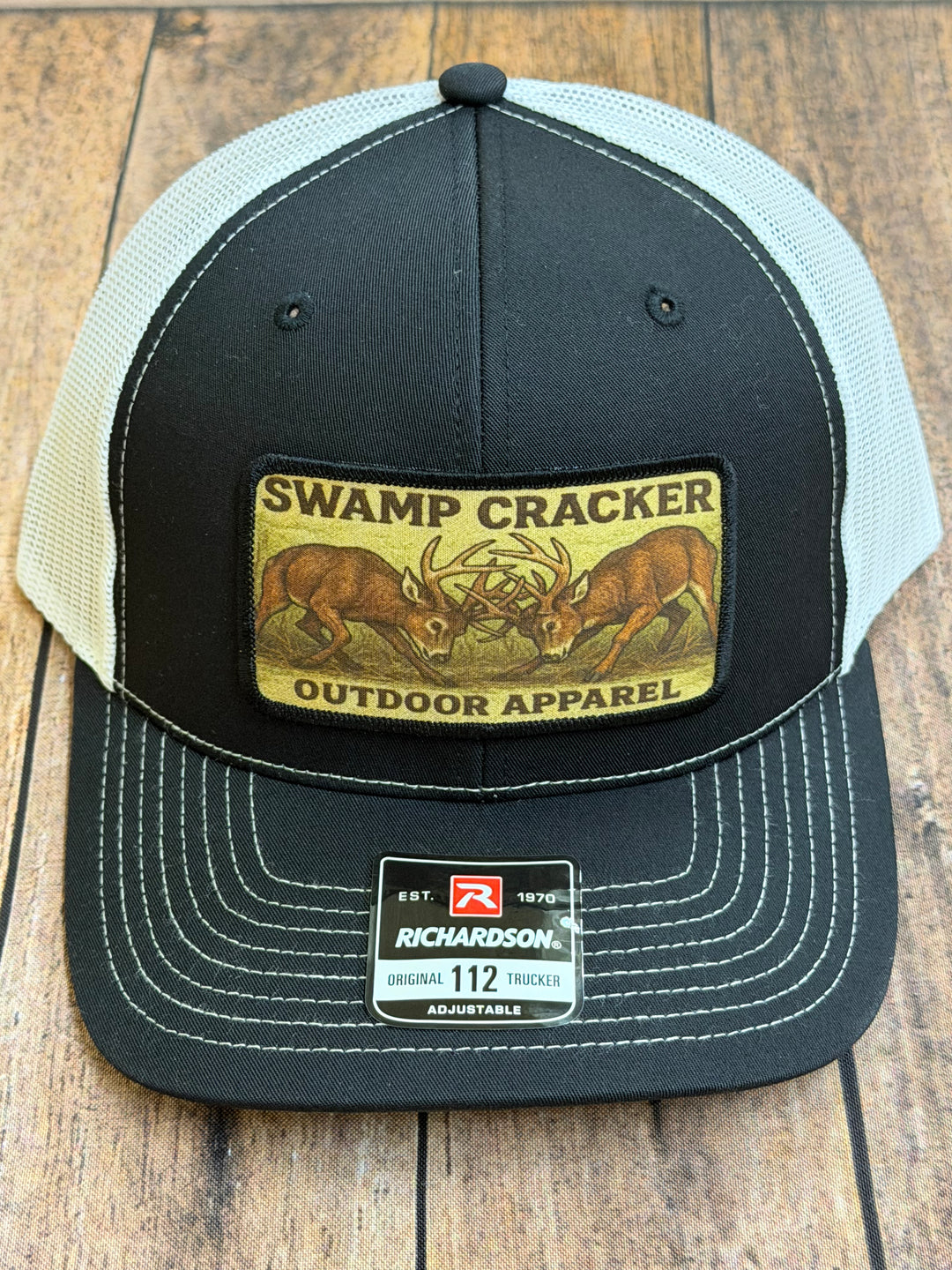 Swamp Cracker Buck Fight Patch Hat