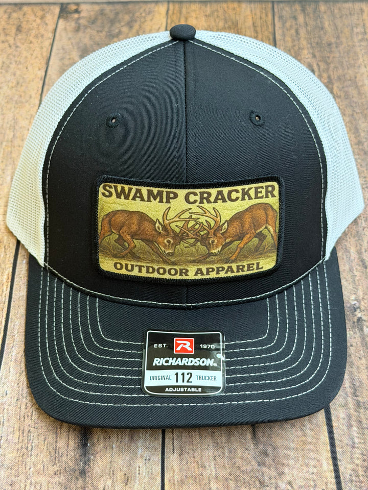 Swamp Cracker Buck Fight Patch Hat