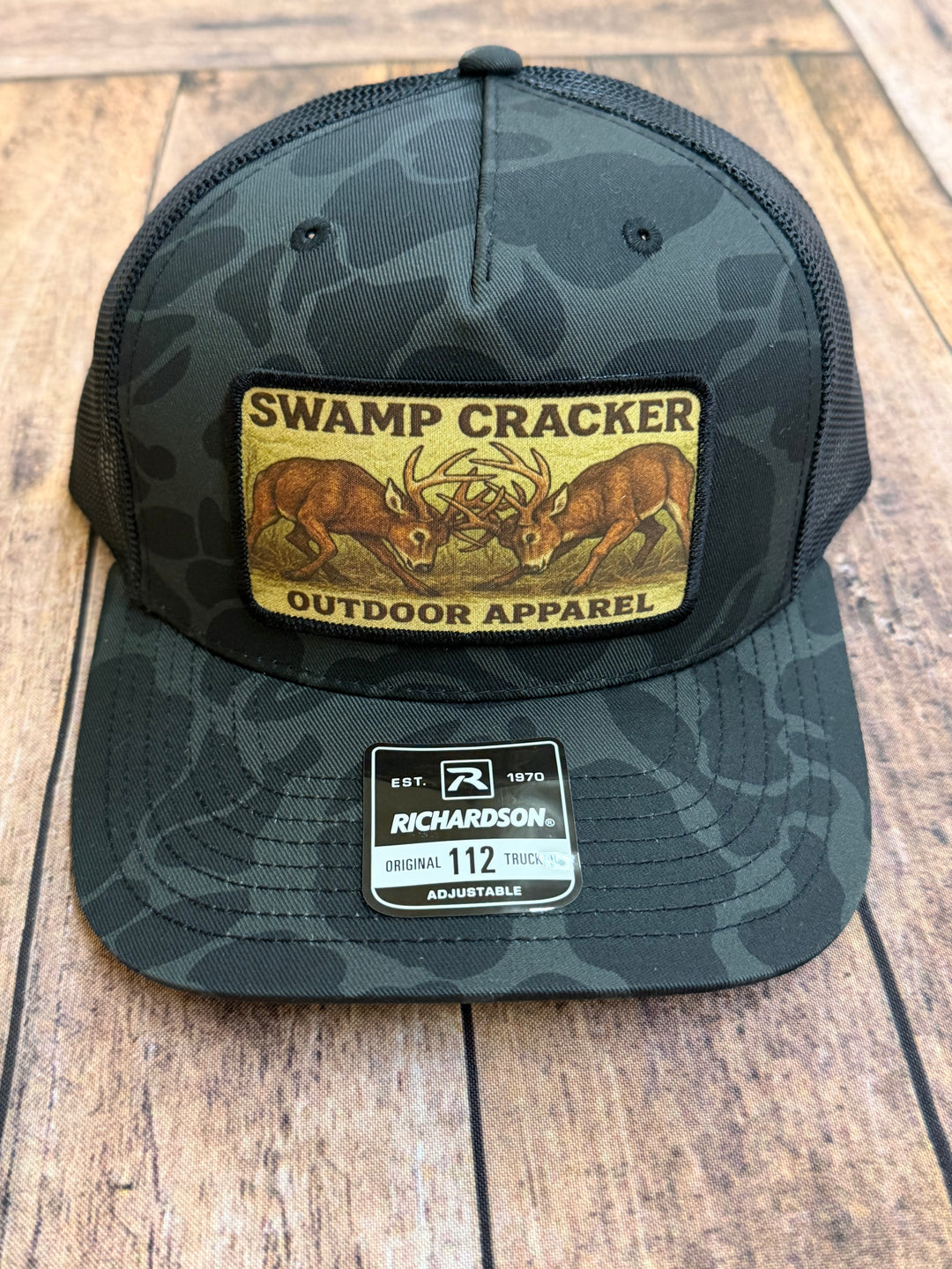 Swamp Cracker Buck Fight Patch Hat