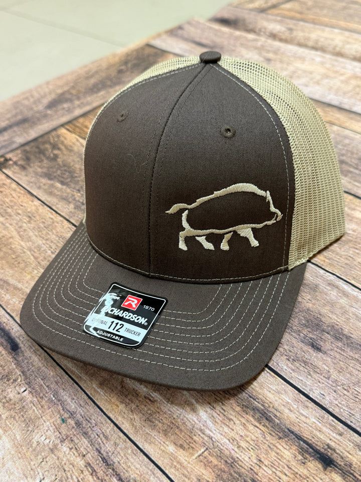 Swamp Cracker Tribal Hog Snapback Hat