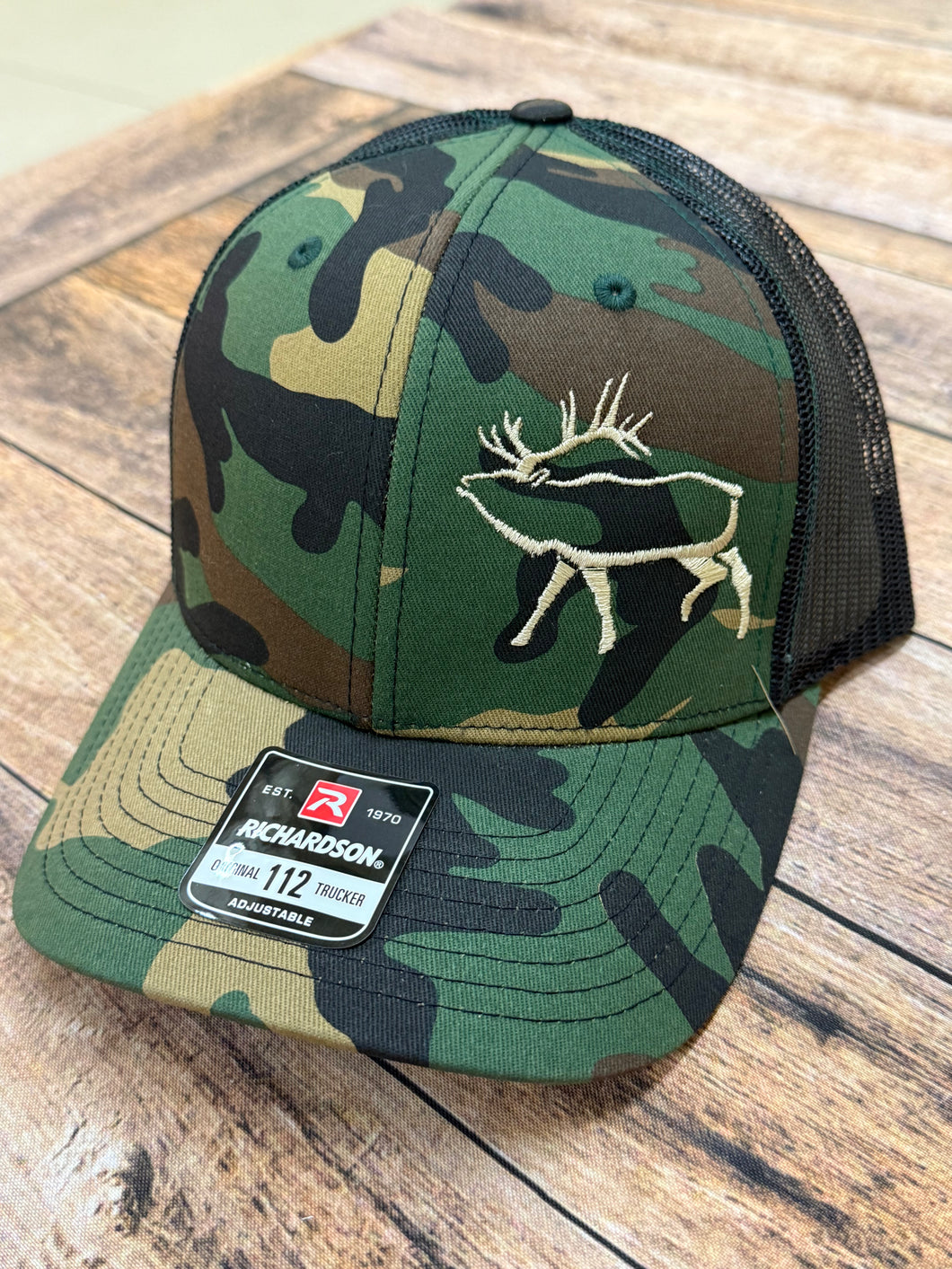 Swamp Cracker Tribal Elk Snapback Hat