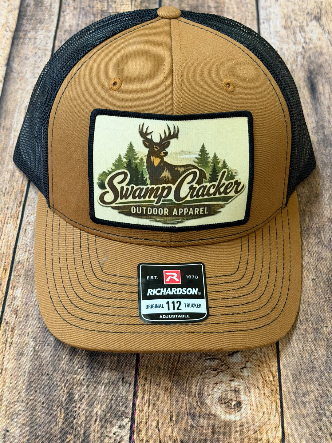 Swamp Cracker Postcard Patch Whitetail Hat