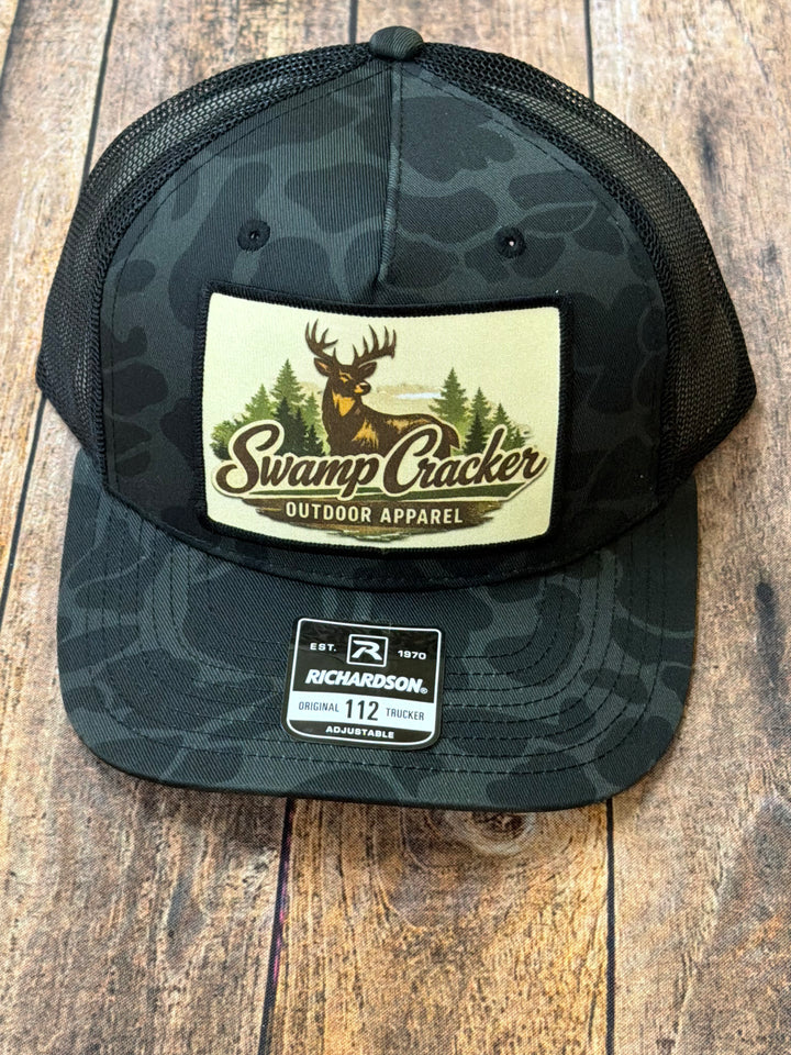 Swamp Cracker Postcard Patch Whitetail Hat