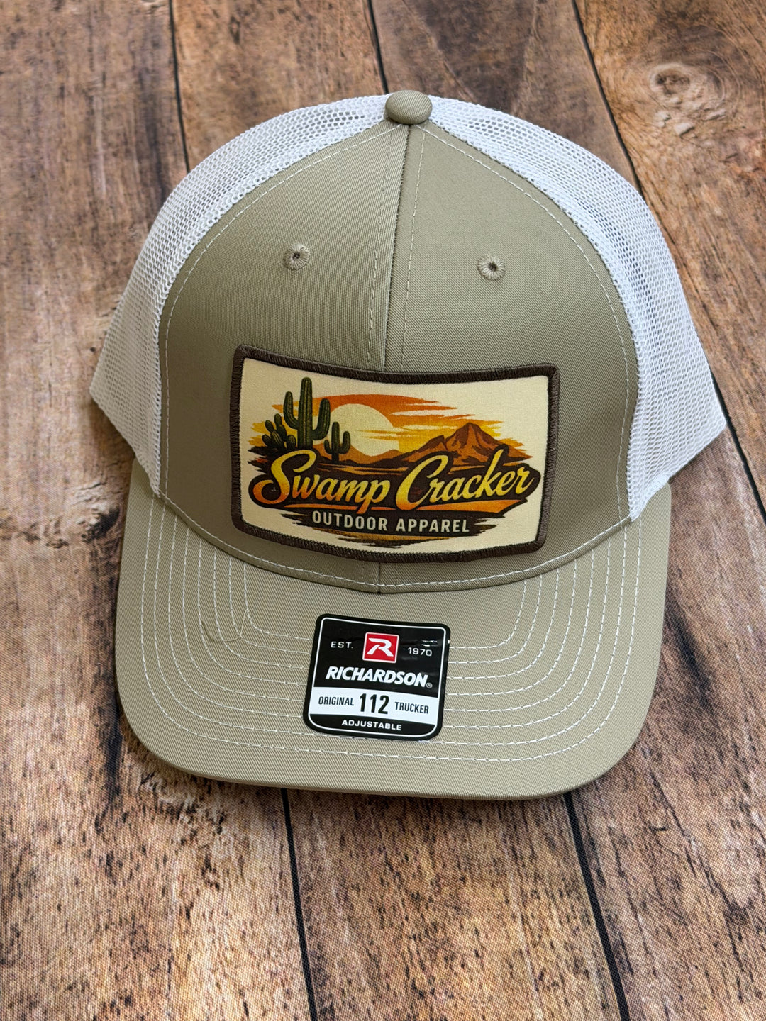 Swamp Cracker Postcard Patch Desert Hat
