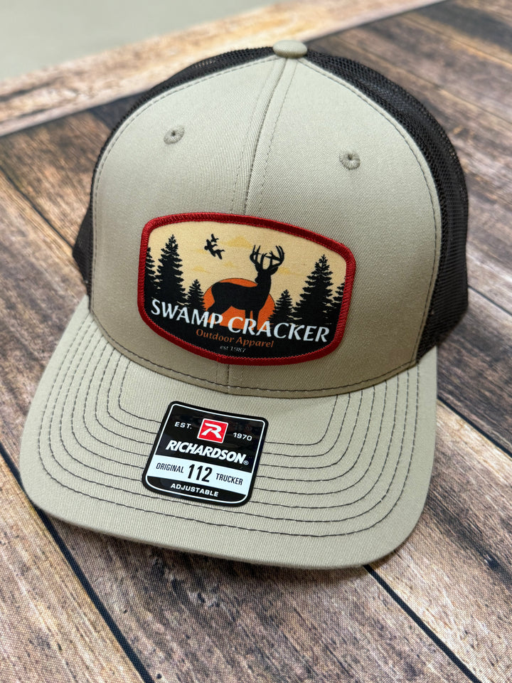 Swamp Cracker Bucks and Ducks patch hat