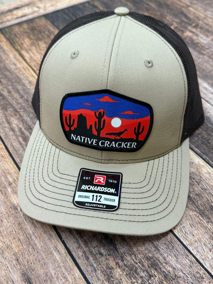 Desert Roadrunner Native Cracker Cracker patch hat