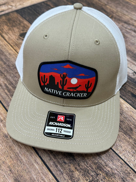 Desert Roadrunner Native Cracker Cracker patch hat