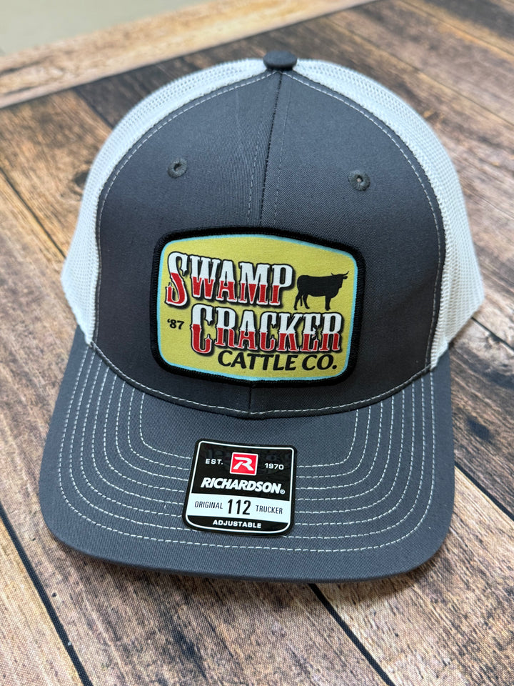 Swamp Cracker Cattle Co Old School patch hat
