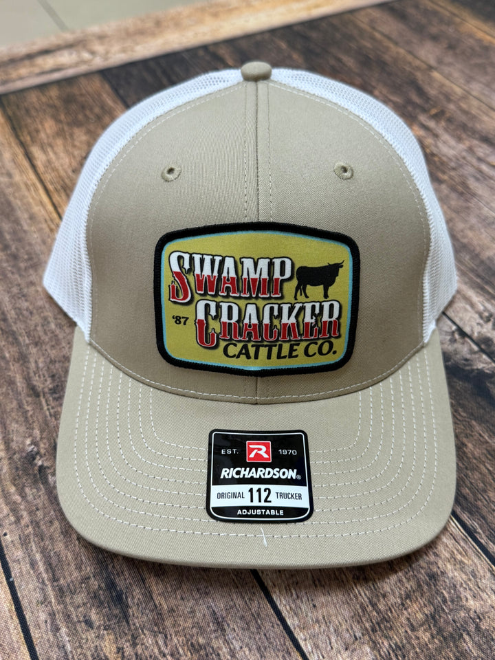 Swamp Cracker Cattle Co Old School patch hat