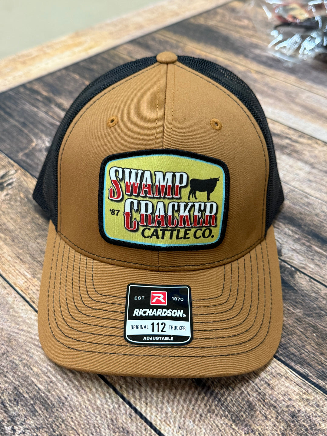 Swamp Cracker Cattle Co Old School patch hat
