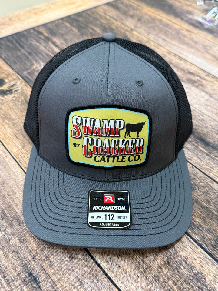 Swamp Cracker Cattle Co Old School patch hat