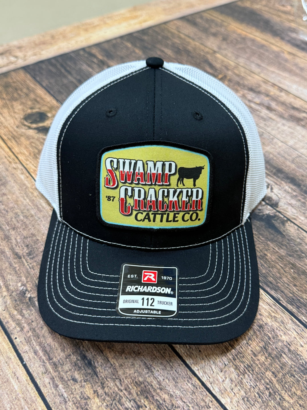 Swamp Cracker Cattle Co Old School patch hat
