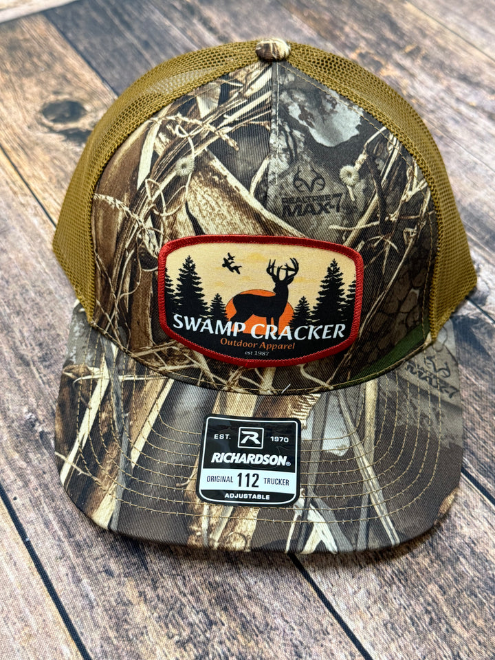 Swamp Cracker Bucks and Ducks patch hat