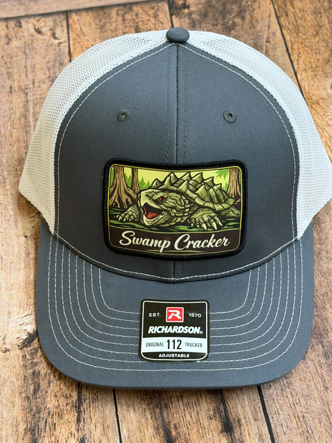 Swamp Cracker Snapping Turtle Patch Hat