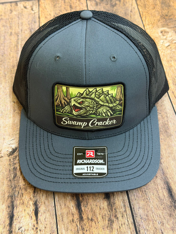 Swamp Cracker Snapping Turtle Patch Hat
