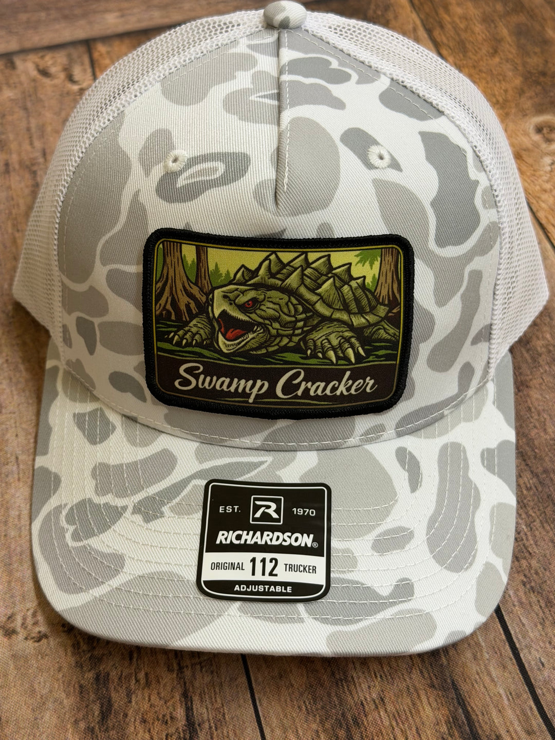 Swamp Cracker Snapping Turtle Patch Hat