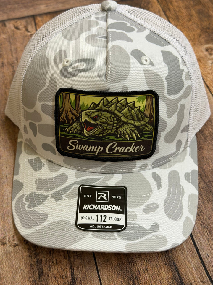 Swamp Cracker Snapping Turtle Patch Hat