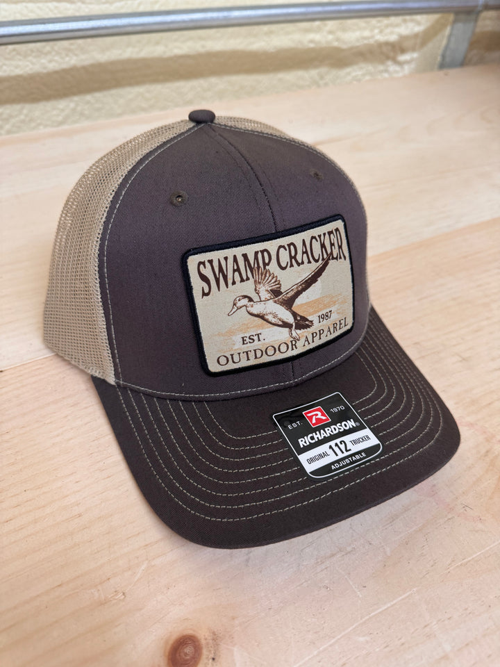 Swamp Cracker flying duck patch hat