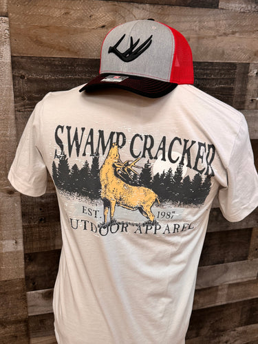 Big Buck Licking Branch Swamp Cracker Shirt