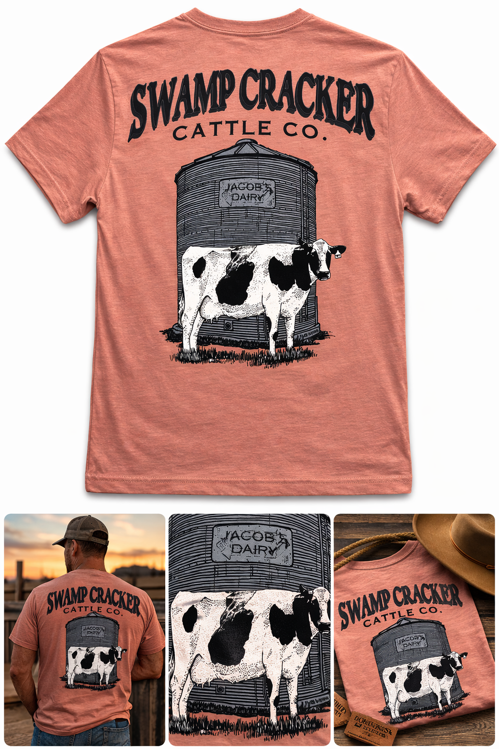 Dairy Farm Swamp Cracker Cattle Company Shirt