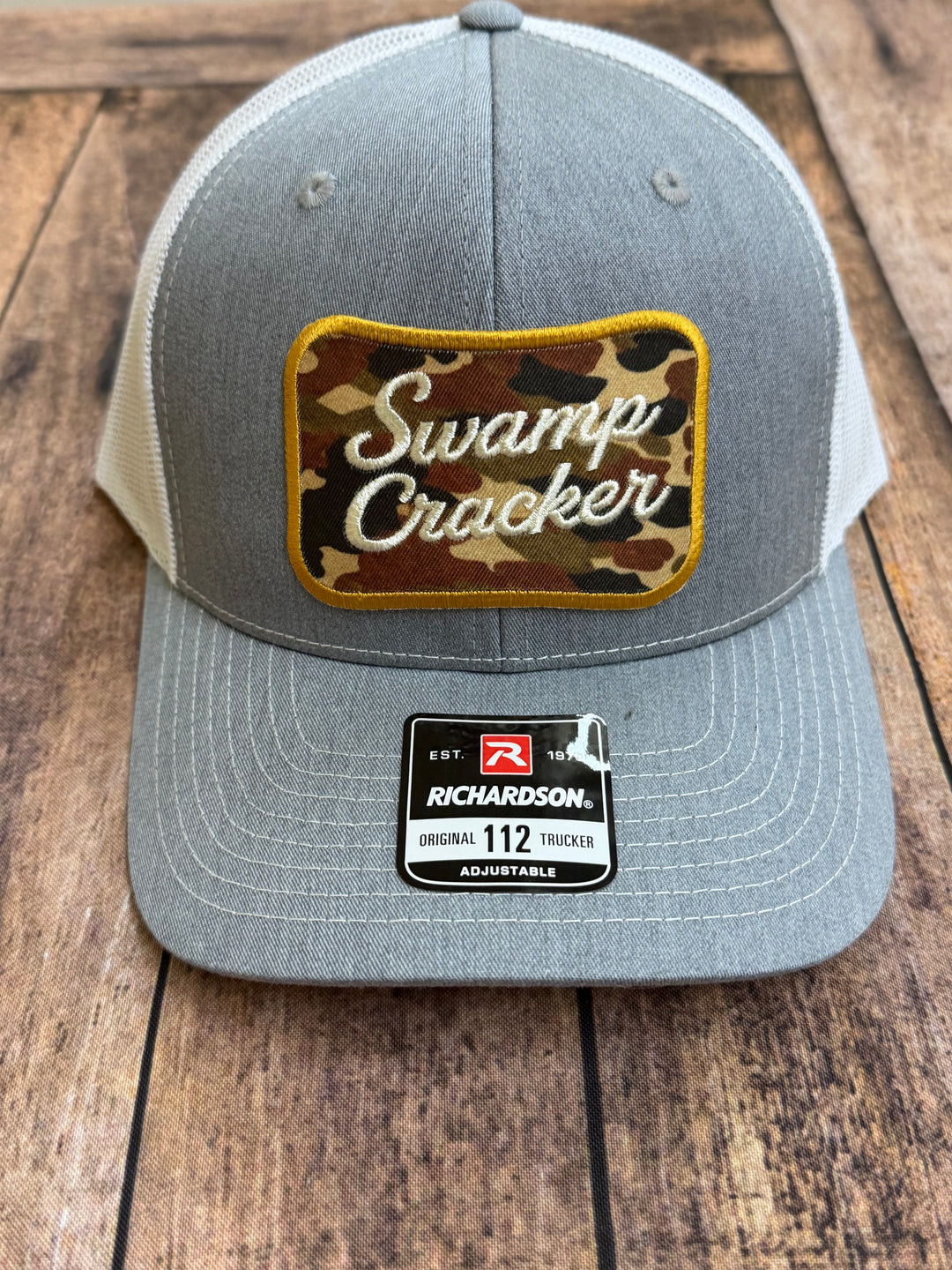 Swamp Cracker Camo Logo Patch Hat