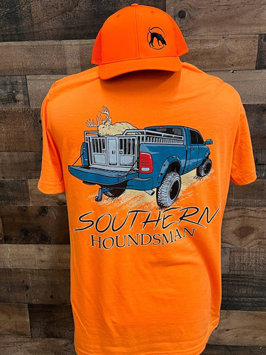 Deer on Dogbox True Southern Tradition Southern Houndsman T-Shirt