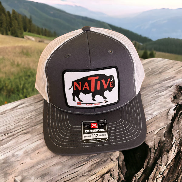 Native Buffalo cracker patch hat