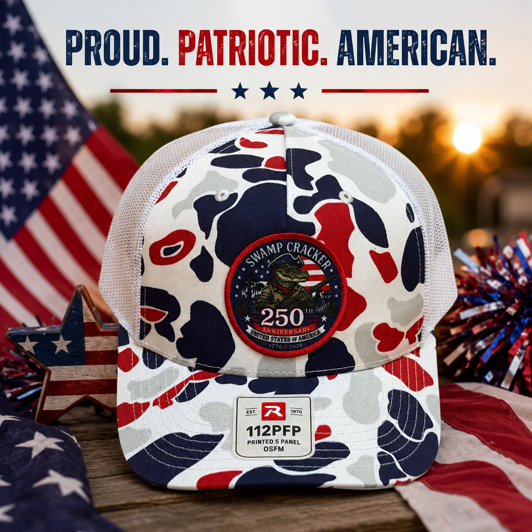 Swamp Cracker America Anniversary Hat