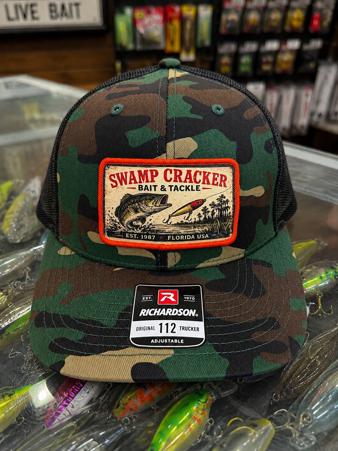 Swamp Cracker Bait and Tackle Hat