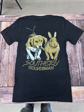 Beagle Chasing Rabbit Southern Houndsman Outdoorsman Shirt