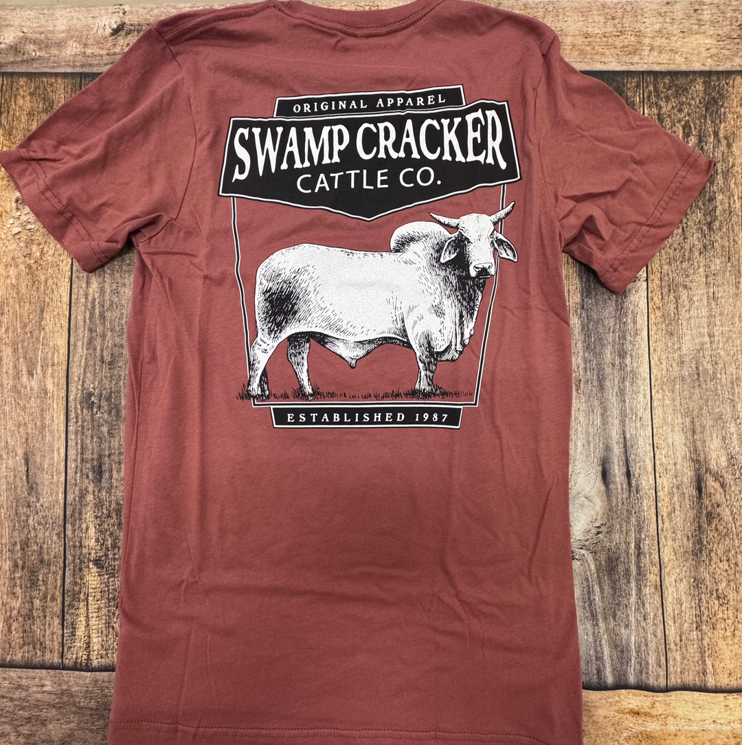 Brahman Bull Swamp Cracker Cattle Company Shirt
