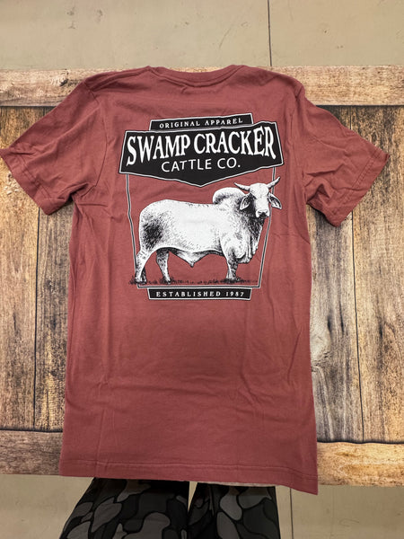 Brahman Bull Swamp Cracker Cattle Company Shirt