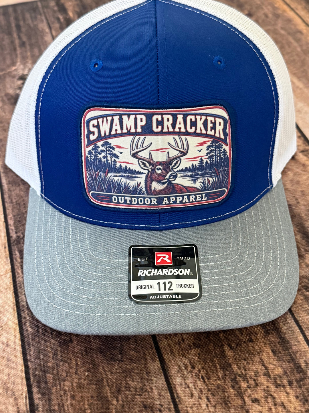 Swamp Cracker America Buck SnapBack Hat